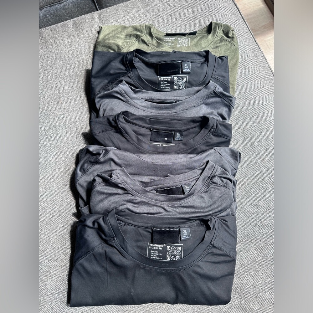 Truework Sun Tees XL BUNDLE OF 7